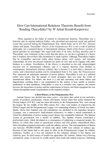 How Can International Relations Theorists Benefit from Reading