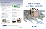 LI-610 Portable Dew Point Generator - LI