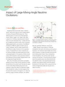 Impact of Large-Mixing-Angle Neutrino Oscillations