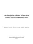 Hydropower Vulnerability and Climate Change