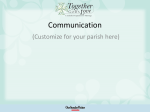 Communication - Together In God`s Love
