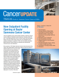 New Outpatient Facility Opening at Baylor Sammons Cancer Center