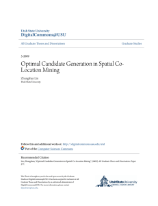 Optimal Candidate Generation in Spatial Co