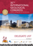 delegate list - 35th International Geological Congress