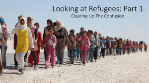 a condensed version of the Looking at Refugees Part 1