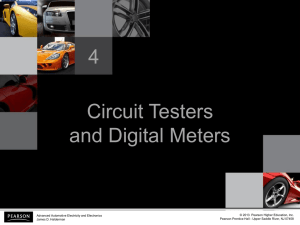 Circuit Testers and Digital Meters