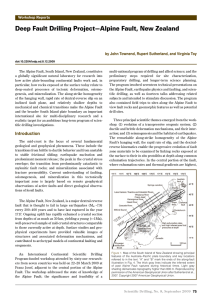 Townend, J., Sutherland, R. and Toy, V., 2009. Deep Fault Drilling