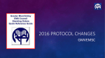 2015 Protocol Changes