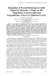 Simulation of Partial Discharges in Solid Dielectric Material: A Study