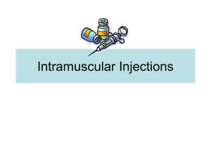 Intramuscular Injections