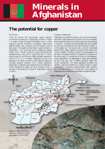 Minerals in Afghanistan - British Geological Survey