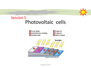 Photovoltaic cells