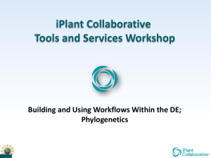 Workflow - iPlant Pods