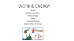 Work and Energy