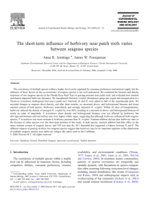 Journal of Experimental Marine Biology and Ecology 339:65