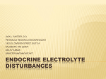 Endocrine Electrolyte Disturbances
