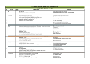 Theta Year 7 Scheme of Work KS3 Maths Progress Theta 3