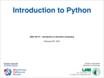 Introduction to Python