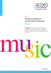 Teacher Guidance on the Music Industry
