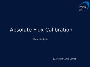 Absolute Flux Calibration