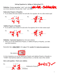 Pre-Algebra 3-3 Notes Completed