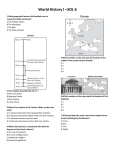 World History I –SOL 6