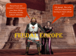 Feudal Europe Recap - East Penn School District