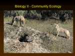 Community Ecology