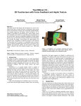 Touchscreen TouchMover 2.0 - 3D with Force Feedback