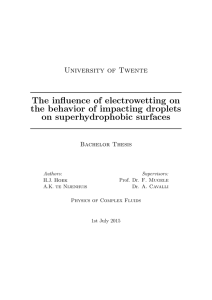 The influence of electrowetting on the behavior of impacting droplets