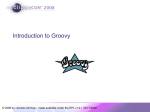 Introduction to Groovy