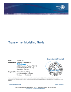 Transformer Modelling Guide