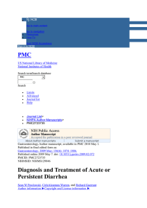 Diagnosis and treatment of acute or persistent