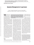 Symptom Management of Lung Cancer