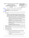 Standard Infusion, Vascular Access Device, and Dressing Protocols