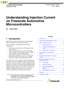 AN4731, Understanding Injection Current on NXP ® Automotive
