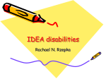 IDEA disabilities