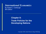 Developing nations and trade