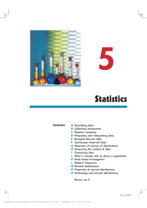 5. Statistics - Haese Mathematics