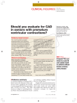 Should you evaluate for CAD in seniors with premature ventricular