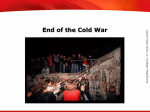 18.5 the end of the cold war