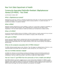 (CA-MRSA) - Fact Sheet - Dryden Family Medicine