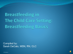 Breastfeeding in The Child Care Setting