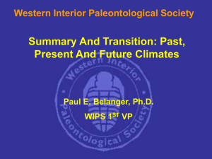 past, present and future climates