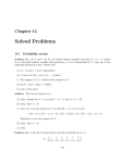 Solved Problems - UT Mathematics