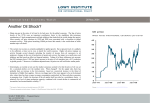 Another Oil Shock?