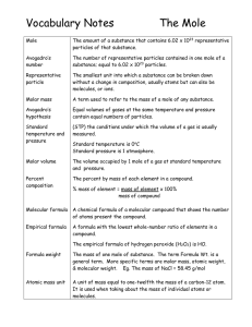 Vocabulary Notes