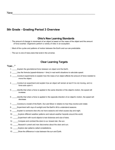 Science Quarter 3 Lessons