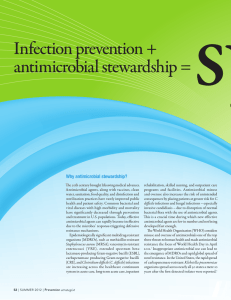 Infection prevention + antimicrobial stewardship = synergy