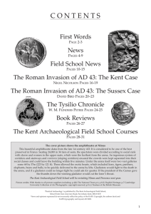 Practical - Kent Archaeological Field School
